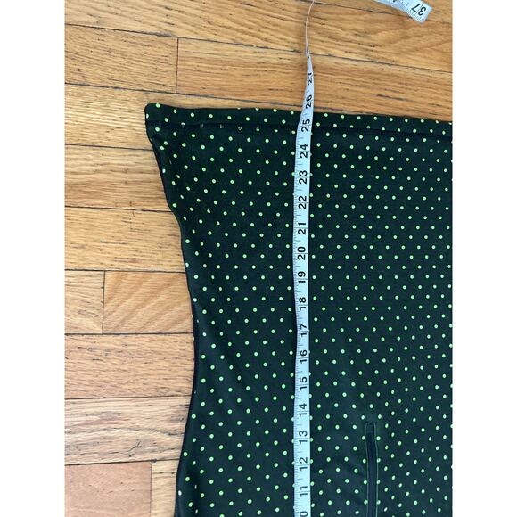 Women’s Size S Nike Pro Dri-fit L/S 1/4 zip Black Neon Green Jacket - Picture 5 of 6